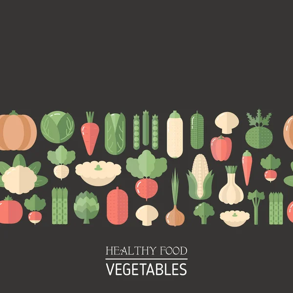 Свіжий овоч органічних — стоковий вектор