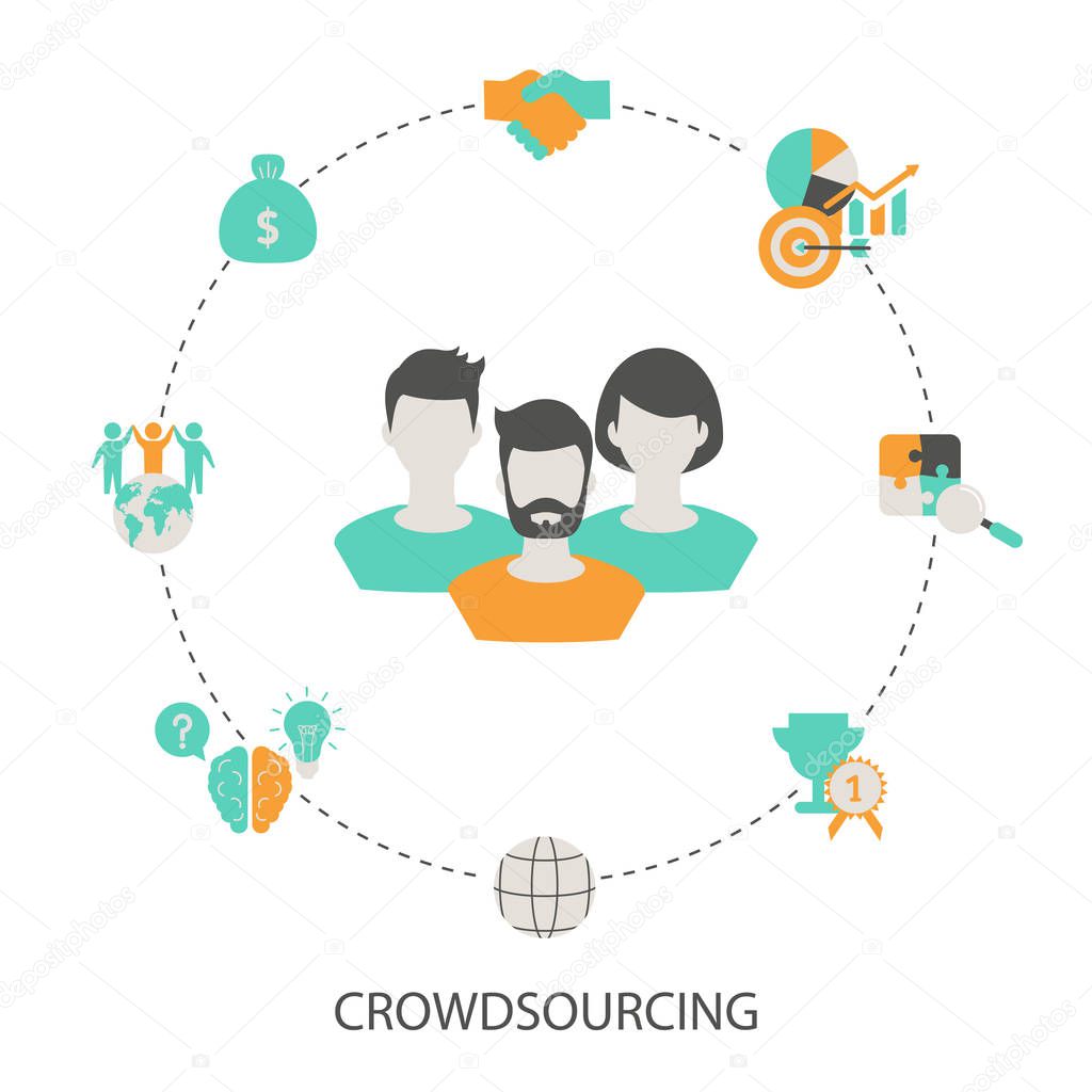 Crowdsourcing design concept.