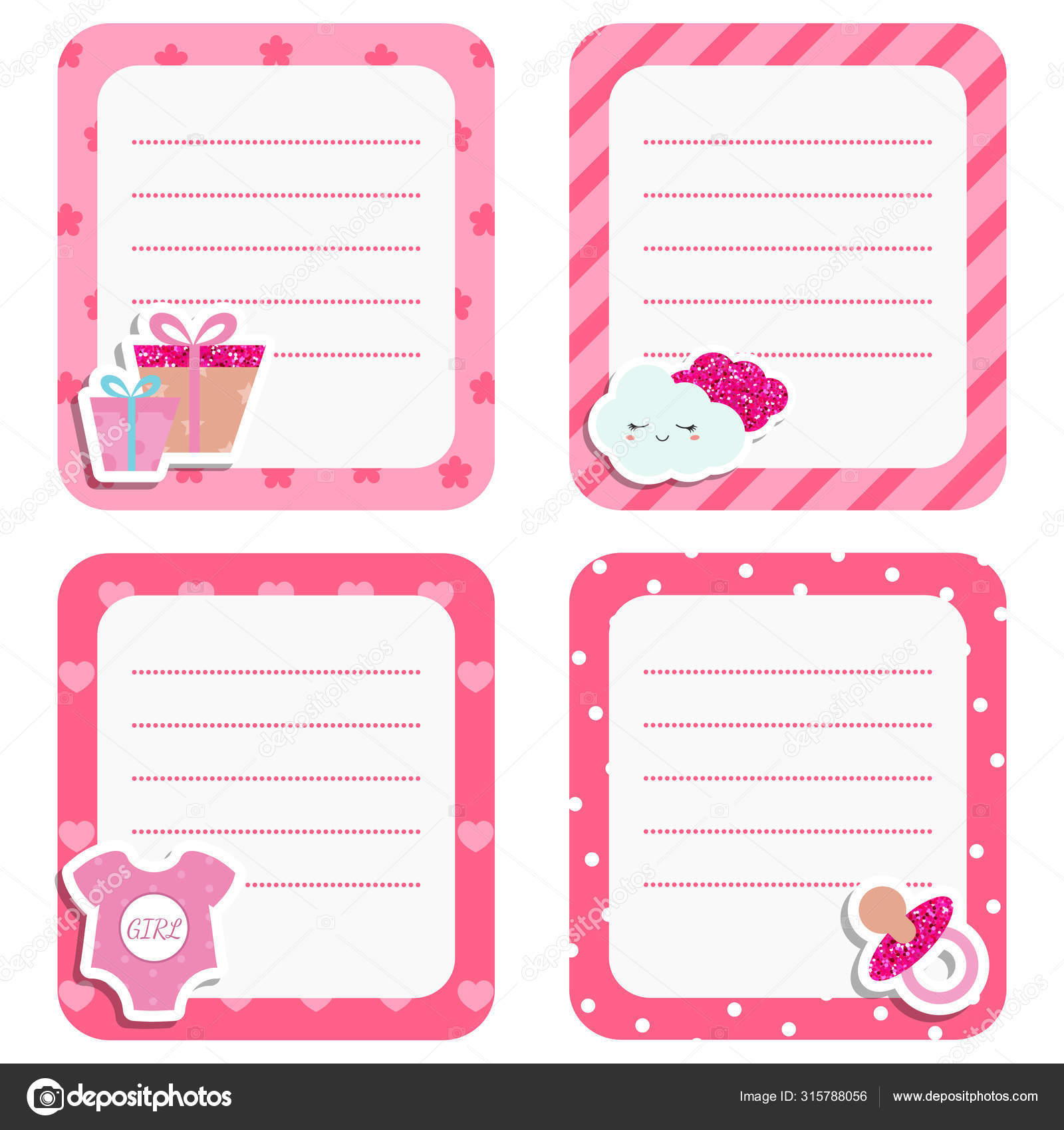 Fotos de Cute stationery, Imagens de Cute stationery sem royalties