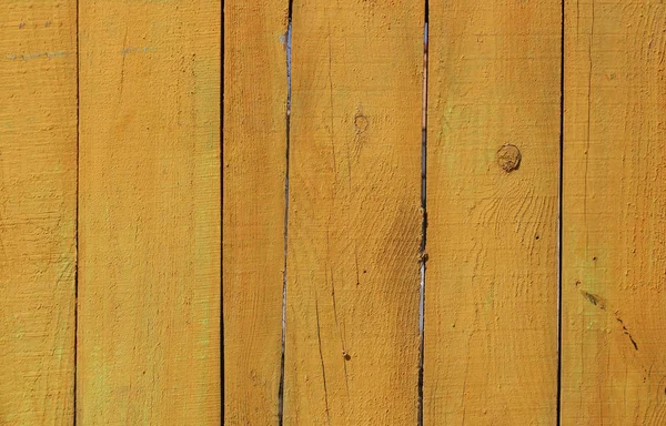 Close up background texture of yellow rustic painted wooden planks, rustic style wall panel