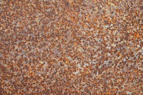 Old Vintage Bright Rust Stains Corroded Surface Grey Steel Metal — Stock Photo, Image
