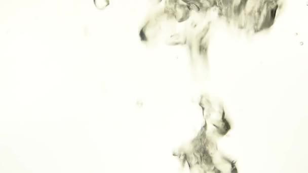 Extreme Nahaufnahme Abstrakter Hintergrund Von Luftblasen Aus Heißem Kochenden Wasser — Stockvideo