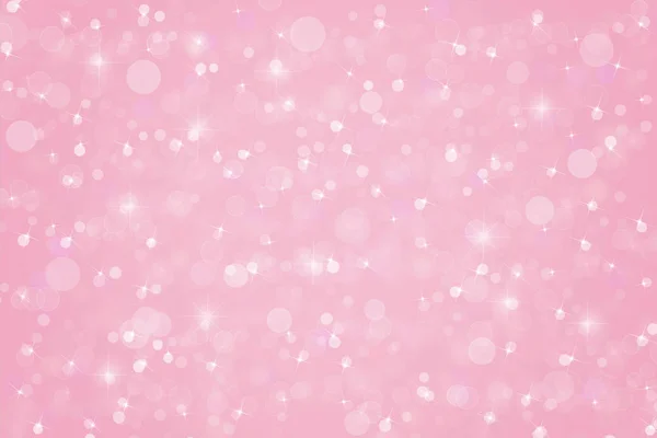 Abstract Soft Warm Pink Christmas Holiday Winter Background Falling Snow — Stock Photo, Image