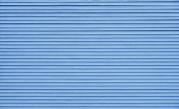 Háttér Textúra Pasztell Kék Színű Festett Vízszintes Fém Ablak Redőny — Stock Fotó