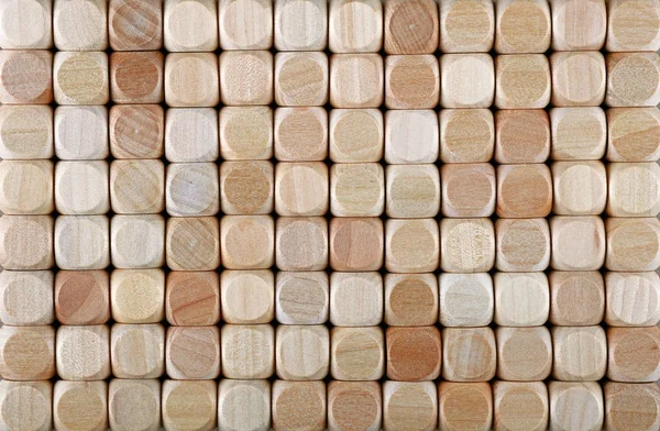 Patrón Fondo Dados Madera Natural Forma Bloques Construcción Juguete Elevada —  Fotos de Stock