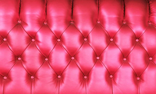 Bakgrund Textur Rosa Capitone Äkta Läder Retro Chesterfield Stil Mjuka — Stockfoto