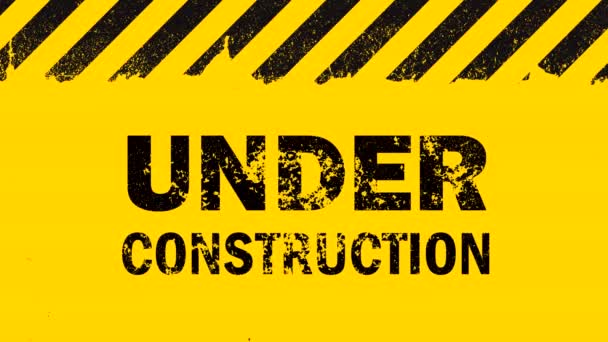 Under construction animation — Stock Video © BrillianceEye #98999522