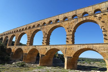 Pont du Gard, Fransa bir antik Roma su kemeri