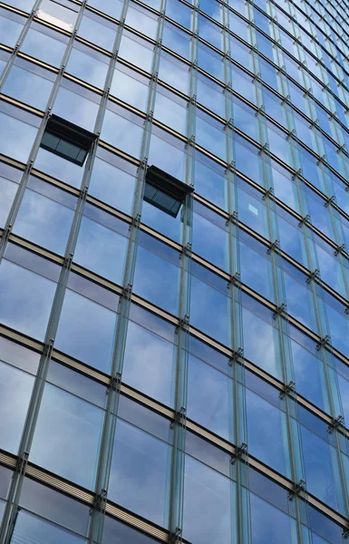 Textura de fundo das janelas do edifício de negócios — Fotografia de Stock
