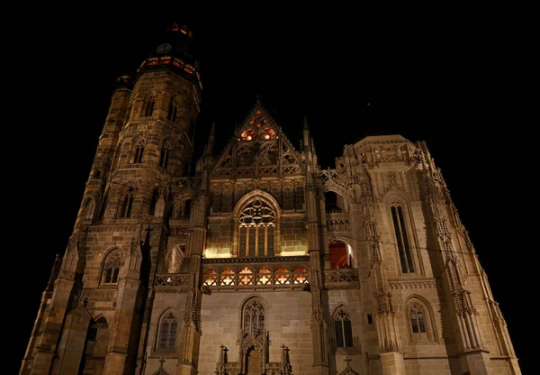 Cattedrale gotica di Santa Elisabetta a Kosice, Slovacchia — Foto Stock