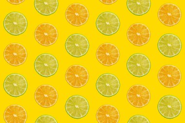 Portakal ve limon dikişsiz desen