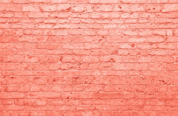 Corallo rosa tonica mattone parete sfondo texture — Foto Stock