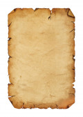 Vektorový ilustrační prázdný starý starožitný vinobraní hnědý papírový pergamen svitek s kopírovacím prostorem