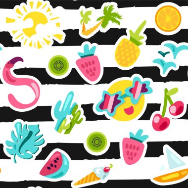 Tropik, pürüzsüz desen