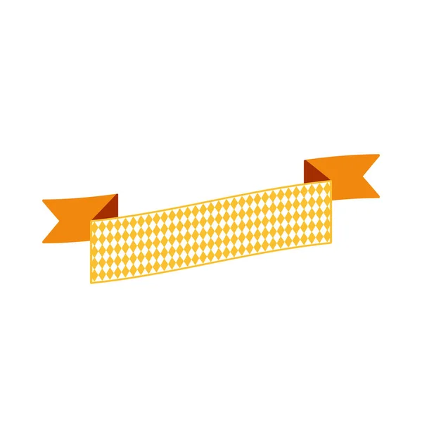 Ruban Oktoberfest simple pour bannière et titre — Image vectorielle