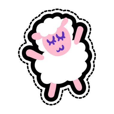 Çerçeve resimde koyun dikişli