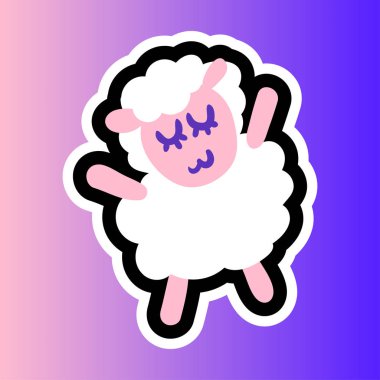 Çerçeve resimde koyun dikişli