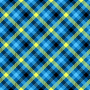 Tartan mavi renk sorunsuz vektör desen