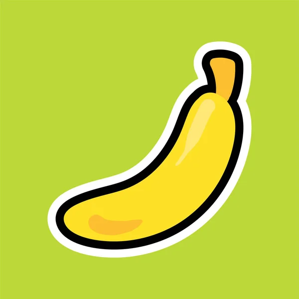 Banana desenho animado ilustração vetorial — Vetor de Stock