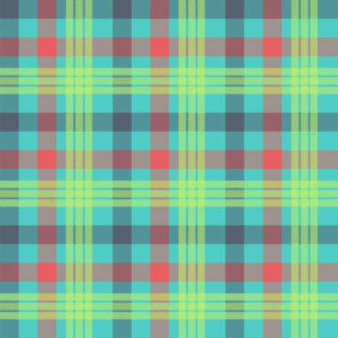 Tartan çok renkli kesintisiz vektör desen