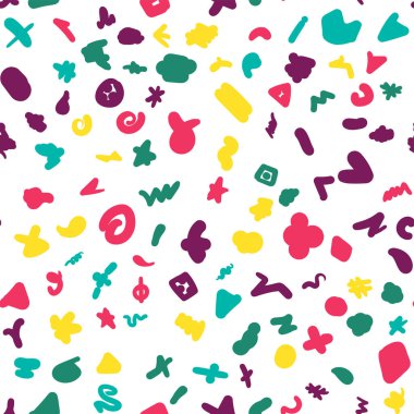 Renk yaymalar el çizilmiş set