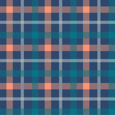 Tartan çok renkli kesintisiz vektör desen