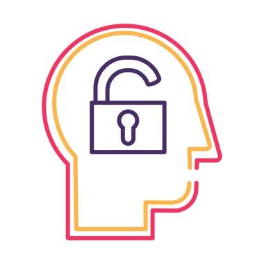 Dışa dönük kişilik tipi ince çizgi vektör simgesi. İnsan zihni psikolojisi kavramsal ana hatları pictogram