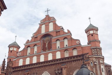 Güzel eski vilnius eski mimari