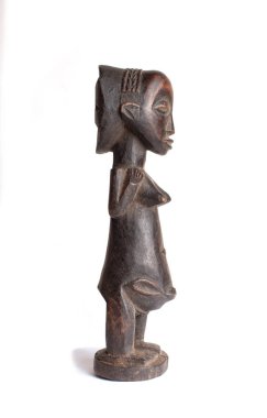 Eski Afrika abanoz heykelciği