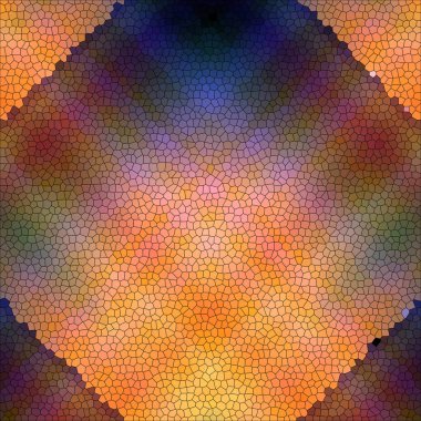 Soyut görsel dalga, kesme, çimdik, dön ve ışık efektleri ile geçişin arka plan boyama