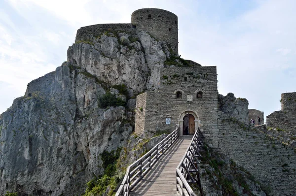 Исторически Разрушенная Крепость Градине Близ Сребреника Боснии Герцеговине — стоковое фото