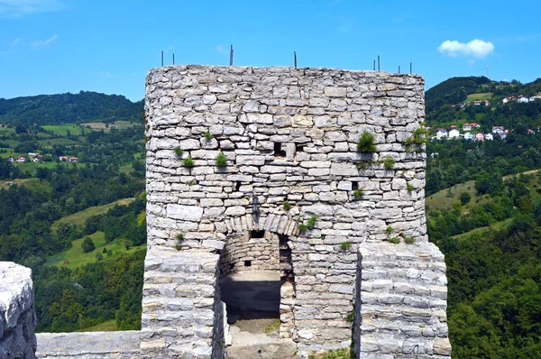 Fortaleza Histórica Ruinas Gradina Cerca Srebrenik Bosnia Herzegovina — Foto de Stock