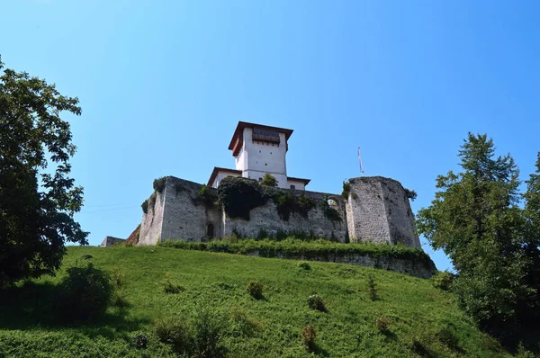 Ancienne Forteresse Dans Ville Gradacac Bosnie Herzégovine — Photo