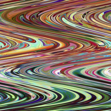 Soyut görsel dalga, dön, kesme, çimdik ve ışık efektleri ile geçişin arka plan boyama