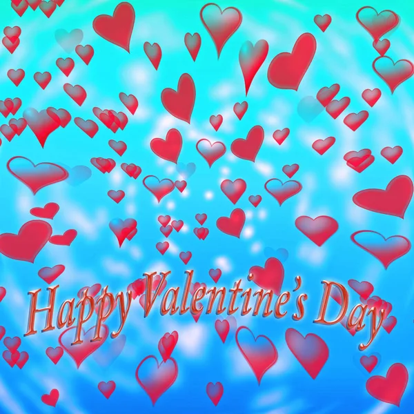 Illustratie Van Holiday Happy Valentijnsdag Als Achtergrond — Stockfoto