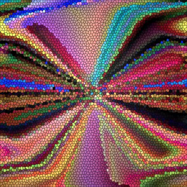 Boyama arka plan aydınlatma görsel dalga ile geçişin, tutam, yamultma ve etkileri burgu