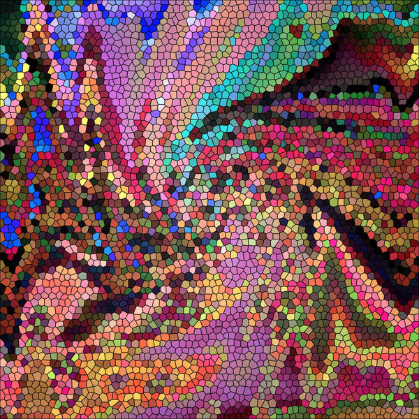 Абстрактный цвет фона градиента с эффектами визуальной волны, освещения, щипания, сдвига и вращения
