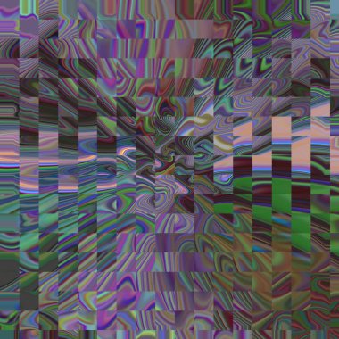 Soyut görsel dalga, Yamultma ve ışık efektleri ile geçişin arka plan boyama