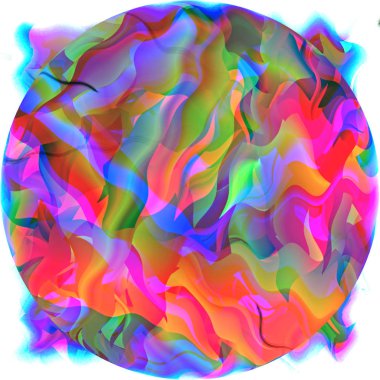 Görsel dalga ve ışıklandırma efektleriyle gradyanın soyut renk arkaplanı