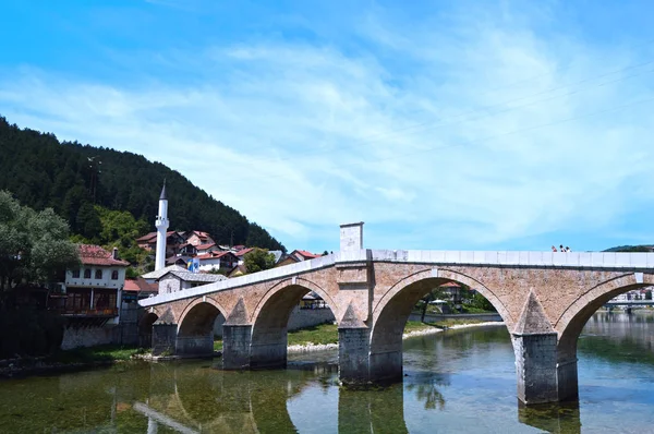 Starý Historický Most Konjic Léta Bosna Hercegovina — Stock fotografie