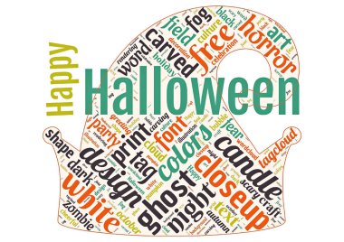 Geçmiş olarak Mutlu Cadılar Bayramı 'nın kelime bulutu