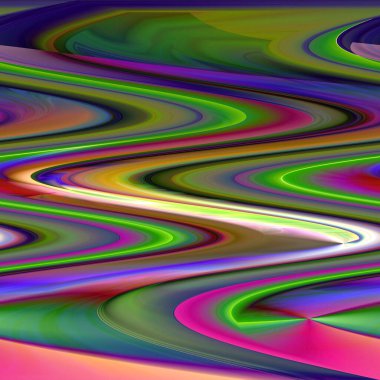 Görsel dalga ve ışıklandırma efektleri ile gradyanın soyut renk arkaplanı, proje tasarımınız için iyidir