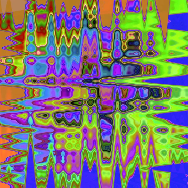 Abstrakte Farbgebung Hintergrund Des Verlaufs Mit Visuellen Wellen Und Lichteffekten — Stockfoto