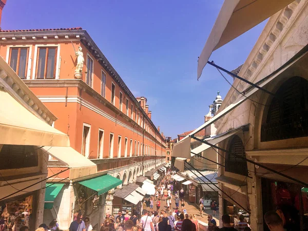Yaz Altında Avrupa Talya Venedik Seyahat — Stok fotoğraf