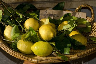 bir sepet dolusu limon