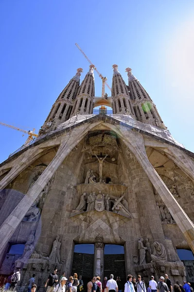 Catedral de la Sagrada Familia en Barcelona — Foto de Stock