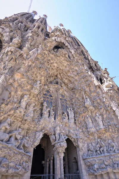 バルセロナのサグラダ・ファミリア大聖堂 — ストック写真