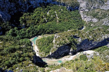Verdon Kanyonu manzarası