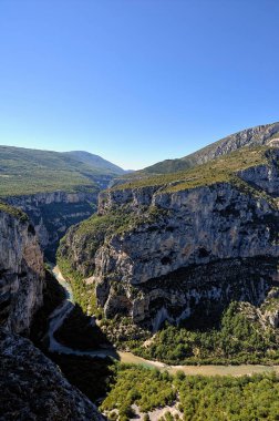 Verdon Kanyonu manzarası