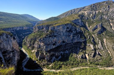 Verdon Kanyonu manzarası